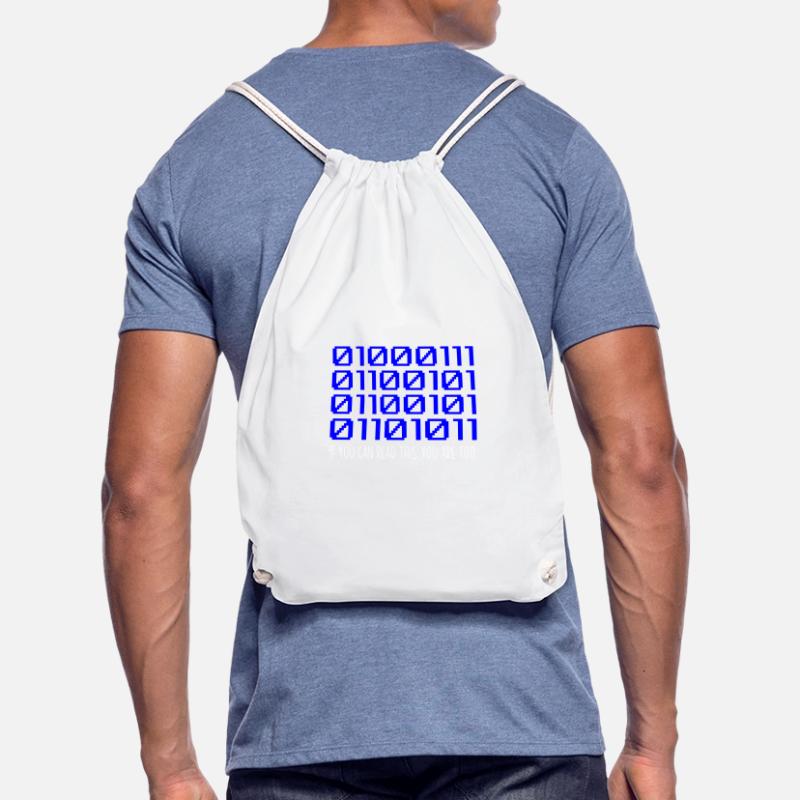 Funny Coder Binary Code Programmer Développeur Sac de sport léger