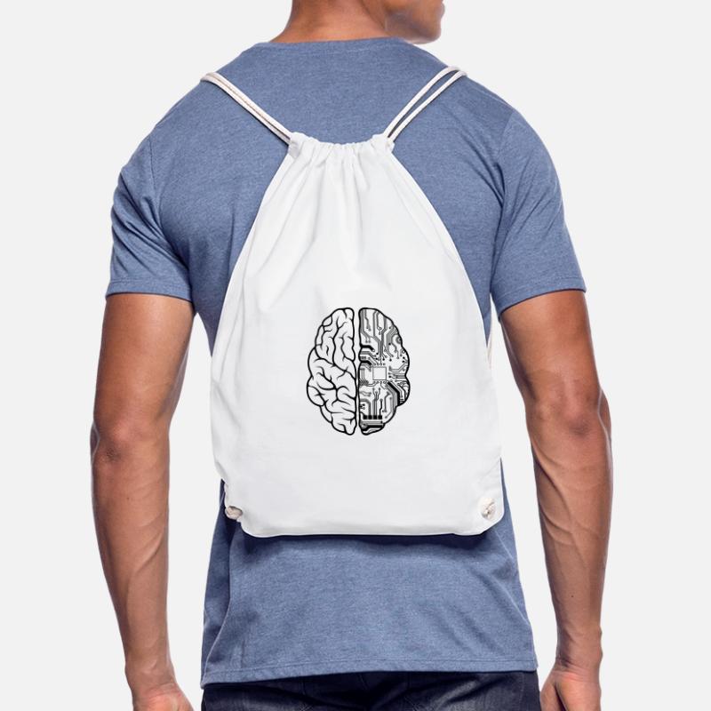 Programmierer Coder - Entwickler Programmieren Brain Fun Turnbeutel