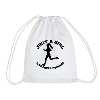 Jogger jogging cardio training course course fit - Sac de sport léger - blanc - Devant