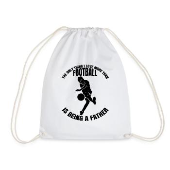 Père de football joueur de football de l’équipe de football - Sac de sport léger - blanc - Devant