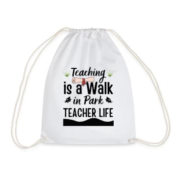 Teaching is a Walk in Park Teacher Life, graduate - Sac de sport léger - blanc - Devant