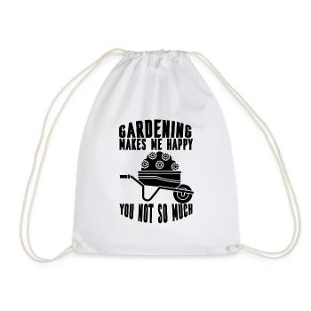 Gardener Hobby Gardener Garden Gift Orchard - Drawstring Bag - white - Front