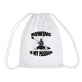 Rowing Rowing Club Rowing Team Rowing Sport - Drawstring Bag - white - Front