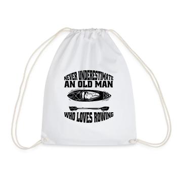 Rowing team Rowing sport Rowing club - Drawstring Bag - white - Front
