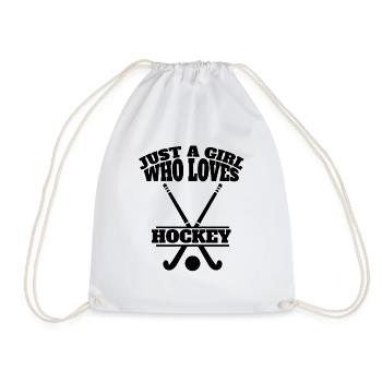 Joueur de hockey sur gazon de hockey sur sol - Sac de sport léger - blanc - Devant