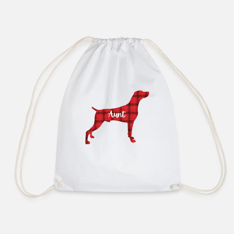 Weimaraner - Turnbeutel - Weiß