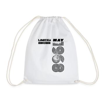 Birthday May 1968 - Drawstring Bag - white - Front