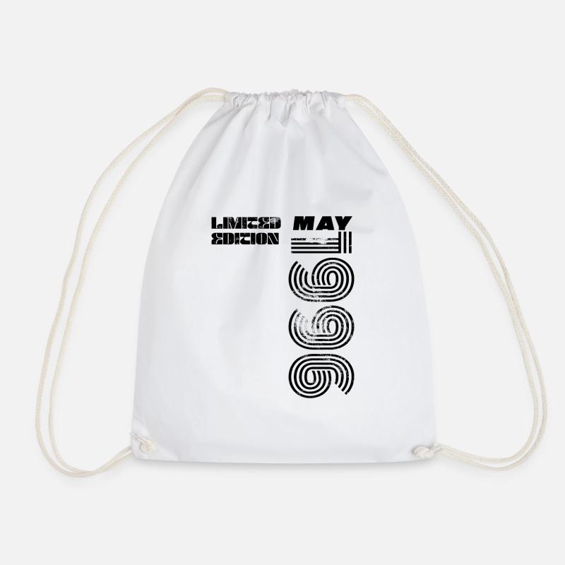 Birthday May 1996 - Drawstring Bag - white