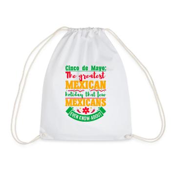 CINCO DE MAYO LA PLUS GRANDE FÊTE MEXICAINE QUE - Sac de sport léger - blanc - Devant