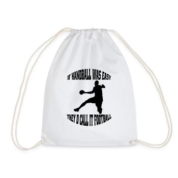 Handballspieler Handballfan Handball Handballteam - Turnbeutel - Weiß - Vorne