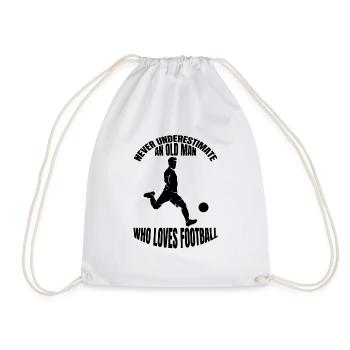 Football Player Football Team Football Design - Sac de sport léger - blanc - Devant