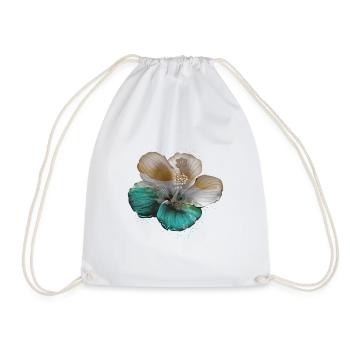 Fleur d’hibiscus Jardin frais Amoureux de la nature Humour - Sac de sport léger - blanc - Devant
