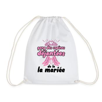 Gang des copines déjantées de la mariée 2 evjf - Sac de sport léger - blanc - Devant