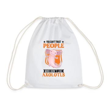 Axolotl Queue Cadeau Amphibien Axolotl - Sac de sport léger - blanc - Devant