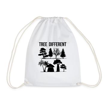Arbre différent - soyez différent - soyez vous-même - Sac de sport léger - blanc - Devant