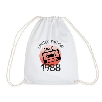 Limited Edition 1988 retro - Drawstring Bag - white - Front