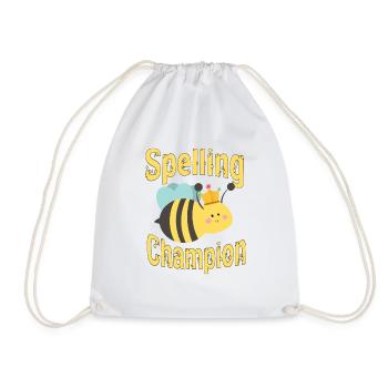 Champion de concours d’orthographe - Sac de sport léger - blanc - Devant