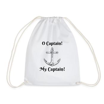 O Captain! My Captain! - Turnbeutel - Weiß - Vorne