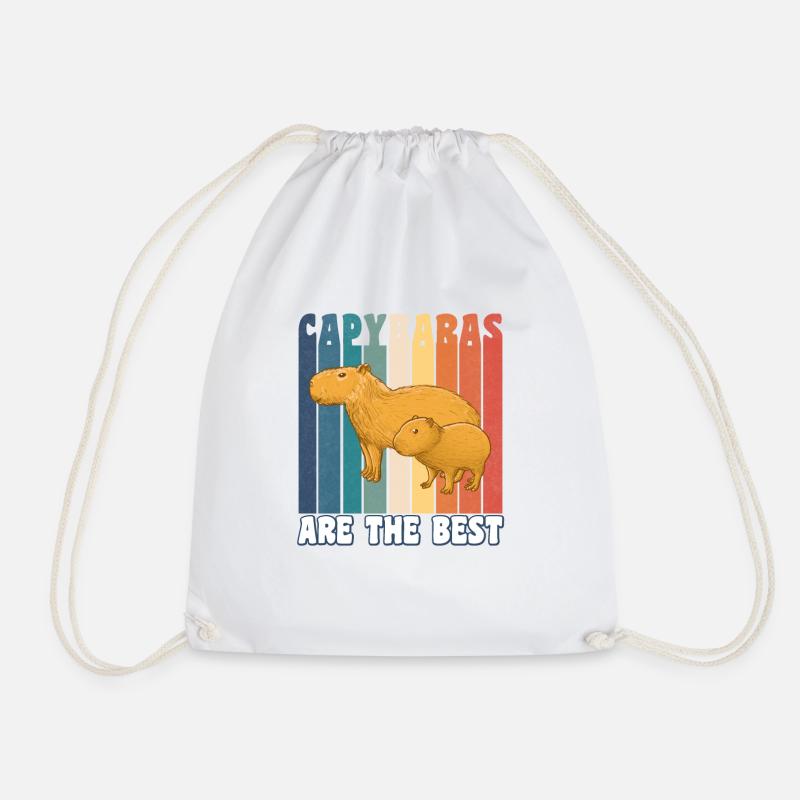 Capybaras are the best - Turnbeutel - Weiß