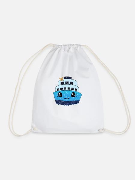 Cruise Ship Cruise Cruise Women - Drawstring Bag - white