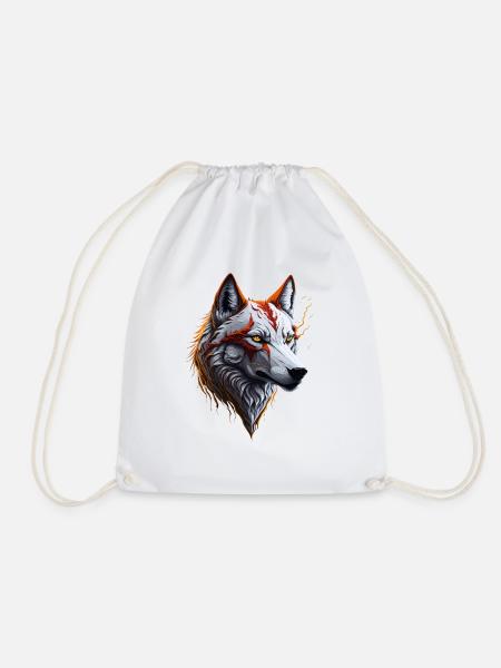 WOLF DESIGN - Turnbeutel - Weiß