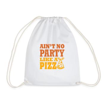 Il n’y a pas de fête comme une pizza - Sac de sport léger - blanc - Devant
