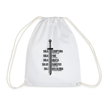 Inspiring Hispanic Renewed Christianity - Drawstring Bag - white - Front