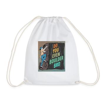 Faites-vous même rocher bro3 - Sac de sport léger - blanc - Devant