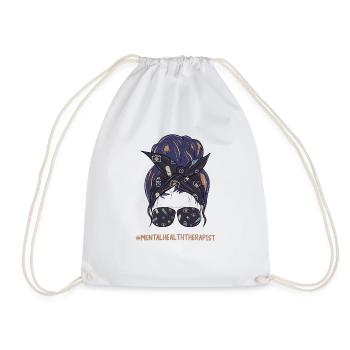 Mental Health The Rapist 5 - Drawstring Bag - white - Front