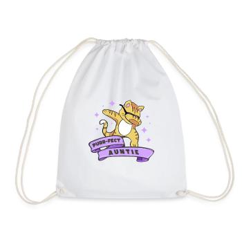 Fait ronronnant Tante 4 - Sac de sport léger - blanc - Devant