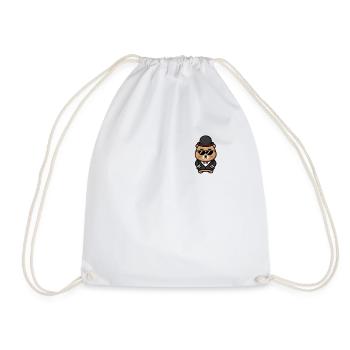 Bear Gangster Mafia Melon Lunettes de soleil Poche - Sac de sport léger - blanc - Devant