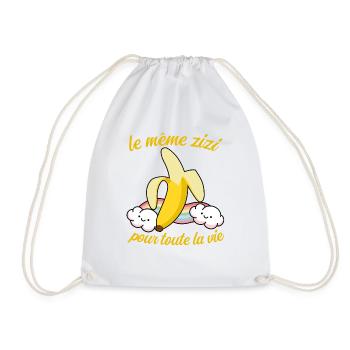 Le même zizi pour la vie future mariée evjf copine - Sac de sport léger - blanc - Devant