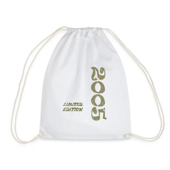 18e anniversaire Jeune fille 18 ans 2005 Drôle - Sac de sport léger - blanc - Devant