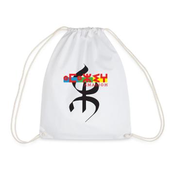 AMAZIGH SYMBOLE BERBERE Z IMAZIGHEN BIJOU KABYLE - Sac de sport léger - blanc - Devant