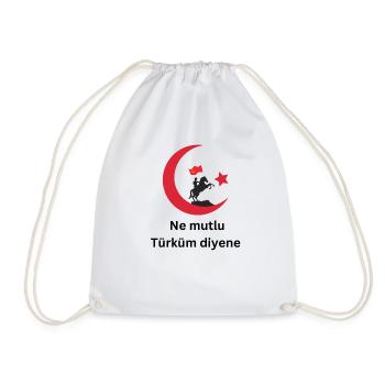Türkische national Tag-kinder fest - Turnbeutel - Weiß - Vorne