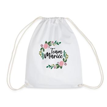 team de la mariée evjf enterrement vie jeune fille - Sac de sport léger - blanc - Devant