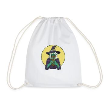 Thé à bulles de sorcière - Sac de sport léger - blanc - Devant