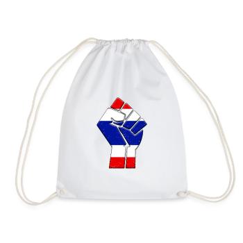 Thailand Flag Thai Country Pride Native Family - Drawstring Bag - white - Front