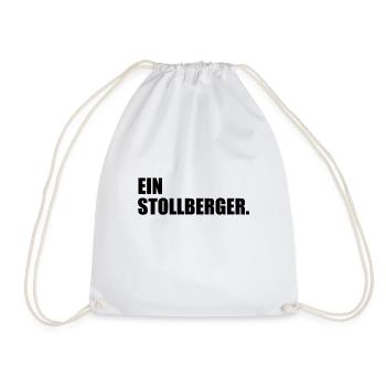 Ein Stollberger - Turnbeutel - Weiß - Vorne