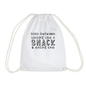Humorous Deciding Introvert Sarcastic Statements - Drawstring Bag - white - Front