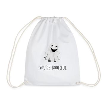 you´re bootiful boo Geist - Turnbeutel - Weiß - Vorne