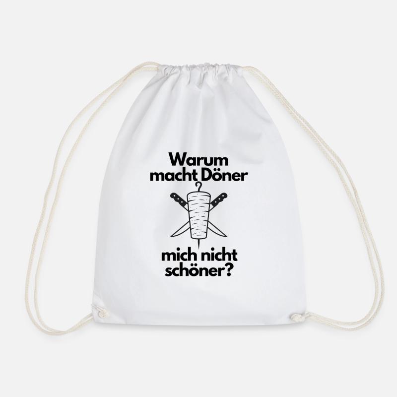 Döner macht schöner - Turnbeutel - Weiß