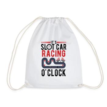 C’est Slot Car Racing O ́Clock Slotcar Lover Gift - Sac de sport léger - blanc - Devant