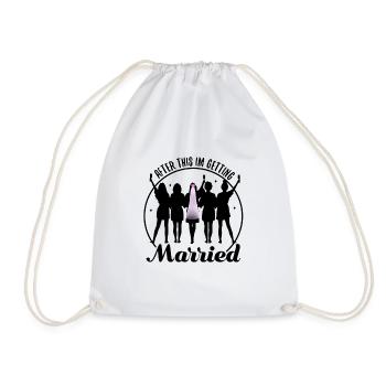 Après cela, je me marie - Sac de sport léger - blanc - Devant
