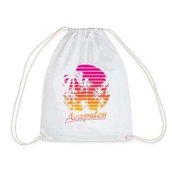 Acapulcu - Drawstring Bag - white - Front