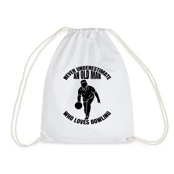 Bowling Bowling Club Bowling Bowler Bowling Club - Sac de sport léger - blanc - Devant