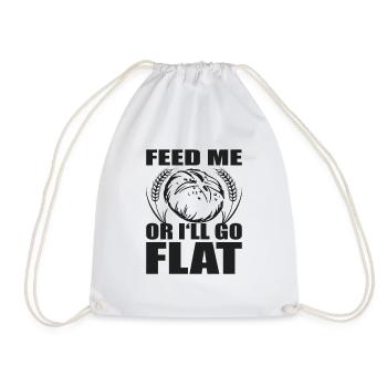Sourdough Starter Sourdough Bread Baking Fans Baking - Drawstring Bag - white - Front