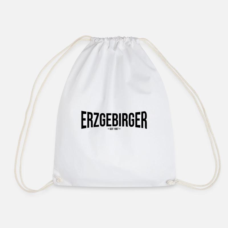 Erzgebirger seit 1987 1 - Turnbeutel - Weiß