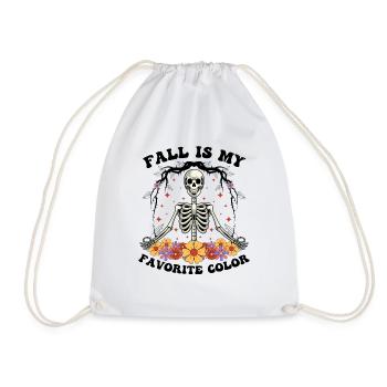 L’automne est ma couleur préférée Humour Groovy Automne - Sac de sport léger - blanc - Devant