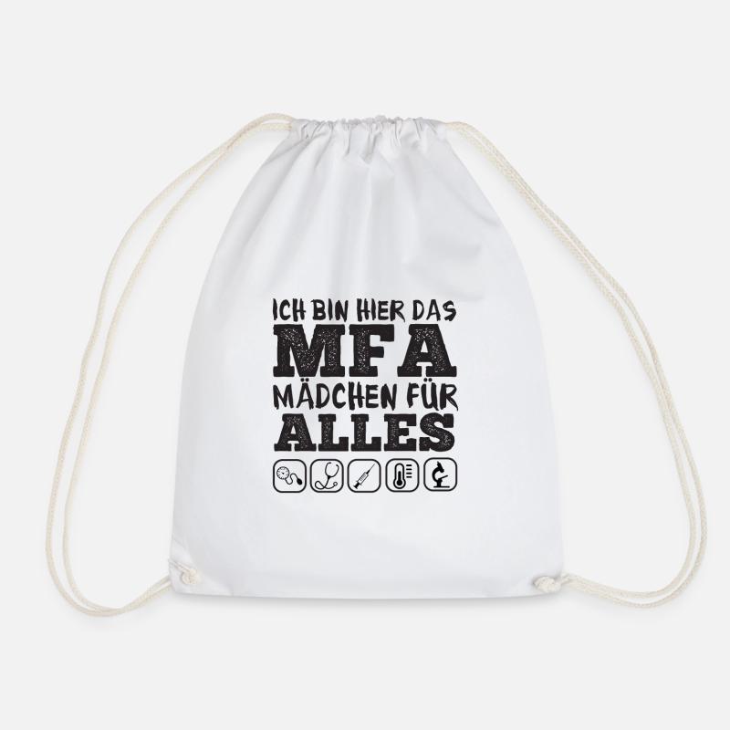 MFA Spruch - Turnbeutel - Weiß